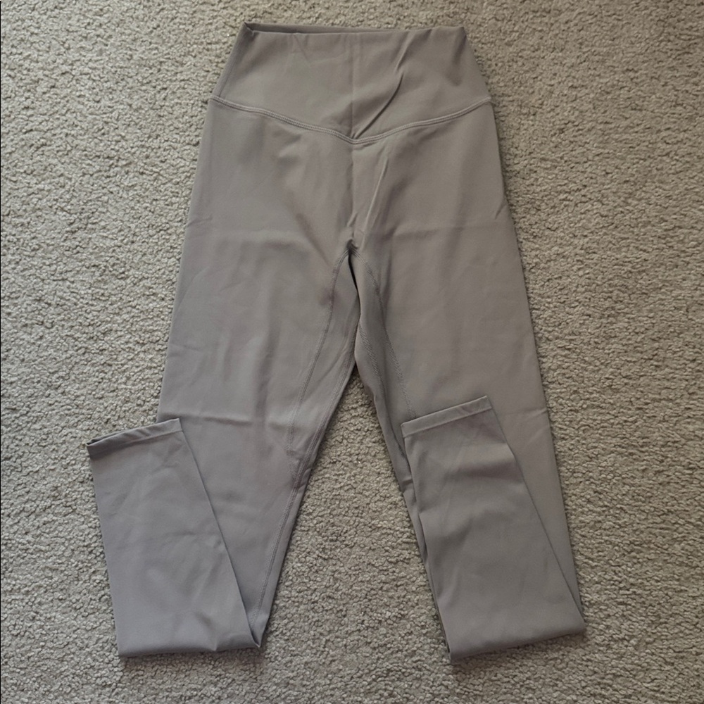 Taupe High-Waisted Leggings